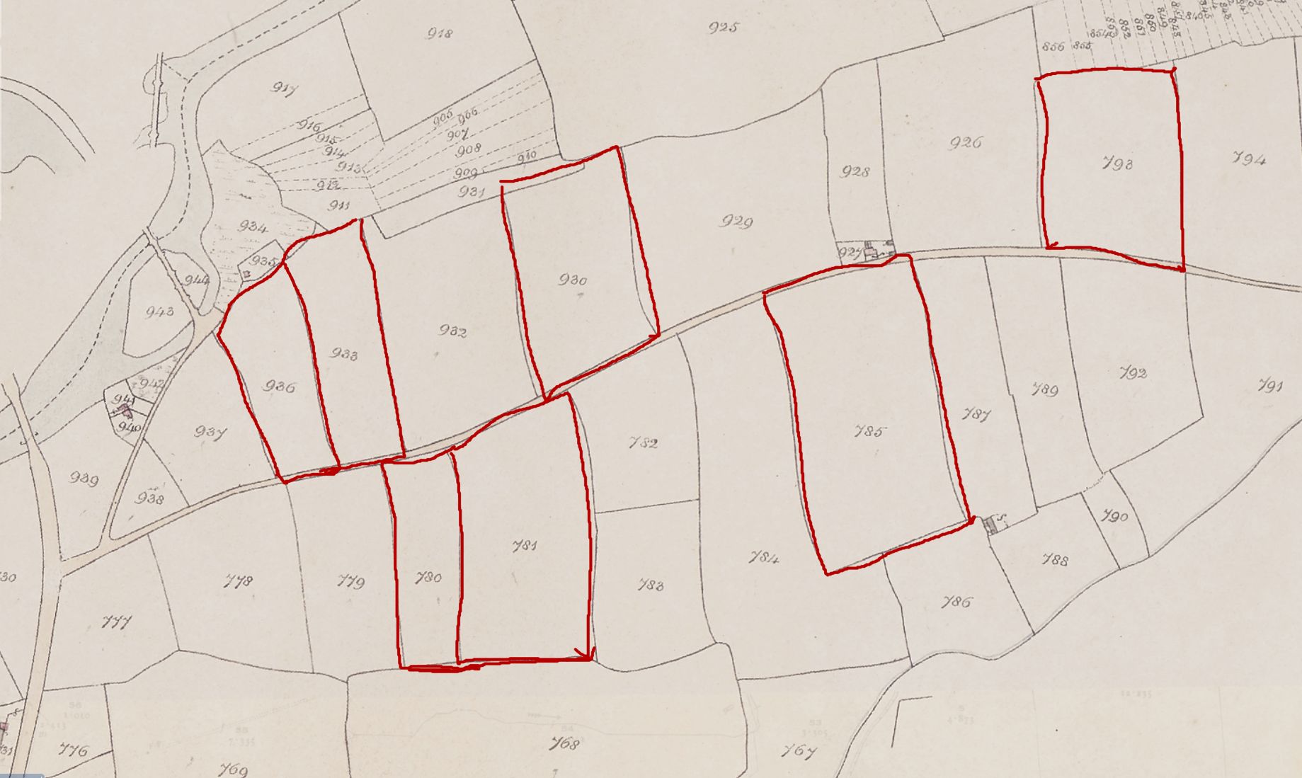 Field names - The History of Armitage-with-Handsacre Parish